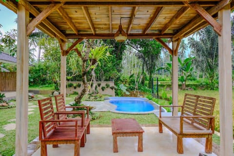 Patio, Day, Natural landscape, Garden, Balcony/Terrace, Garden view, Pool view, Swimming pool, Swimming pool