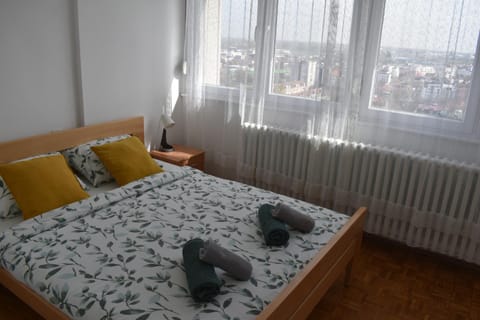 Bed, View (from property/room), Photo of the whole room, Bedroom, City view, internet, towels