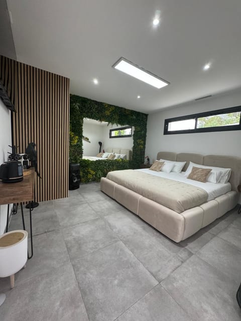 Bed, TV and multimedia, Bedroom