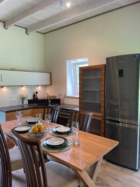 Kitchen or kitchenette, Dining area, oven