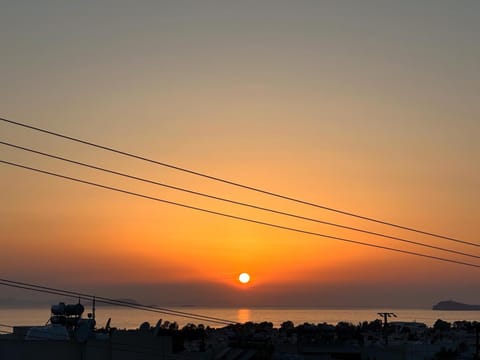 Natural landscape, Sea view, Sunset