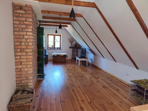 Living room, Bedroom, fireplace