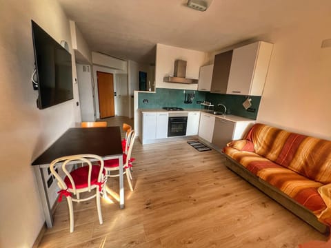 Living room, kitchen