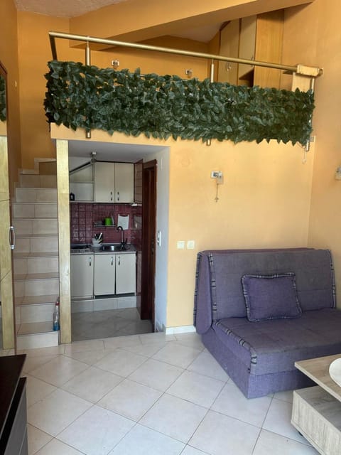 Kitchen or kitchenette, Living room, Seating area