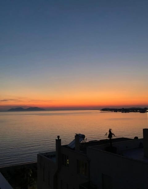 Natural landscape, Sea view, Sunset