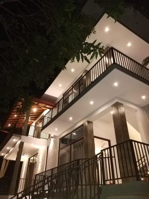 Property building, Night, View (from property/room), Balcony/Terrace
