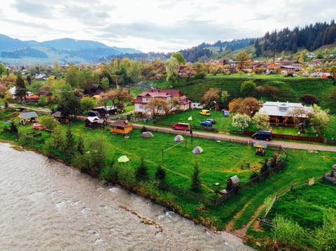 Natural landscape, Bird's eye view, Mountain view, River view
