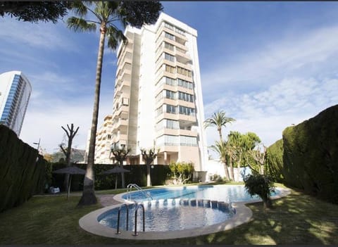 Property building, Pool view