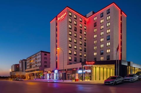 Property building, Night, City view, Street view, Parking
