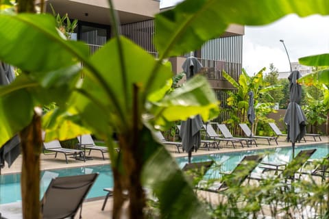 Patio, Garden view, Pool view