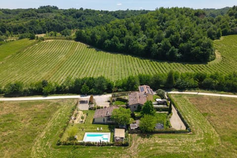 Property building, Natural landscape, Bird's eye view, Pool view, Swimming pool