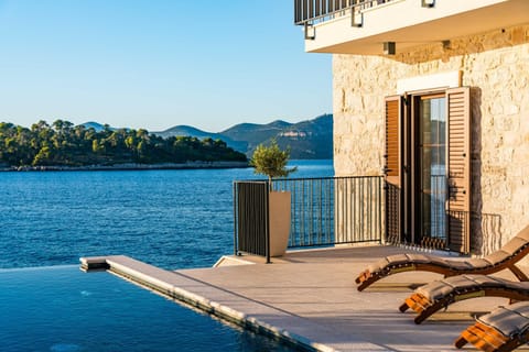 Patio, Day, Balcony/Terrace, Sea view