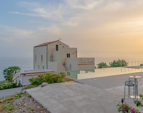Natural landscape, Pool view, Sea view, Swimming pool, Sunset