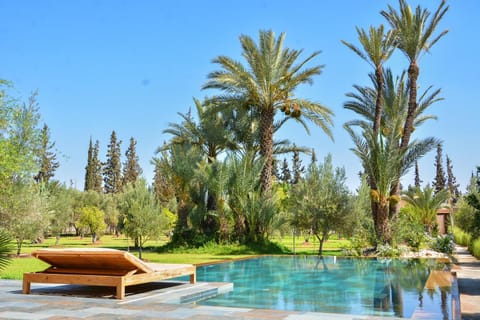 Spring, Day, Natural landscape, Garden, Garden view, Pool view, Swimming pool, sunbed