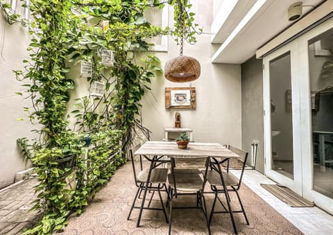 Property building, Patio, Garden, Garden, Balcony/Terrace