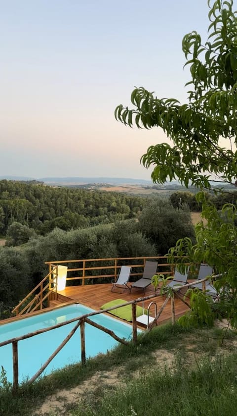 Natural landscape, Pool view, Swimming pool, sunbed