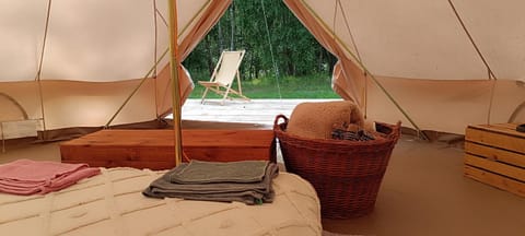 Bed, Natural landscape, Photo of the whole room, Bedroom, towels