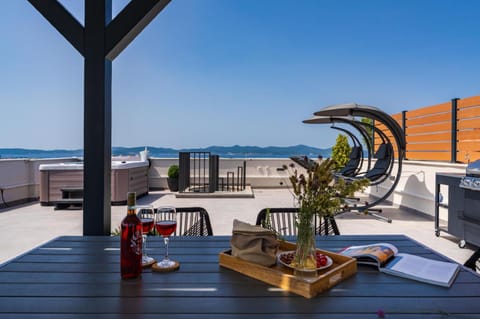 Property building, View (from property/room), City view, Sea view