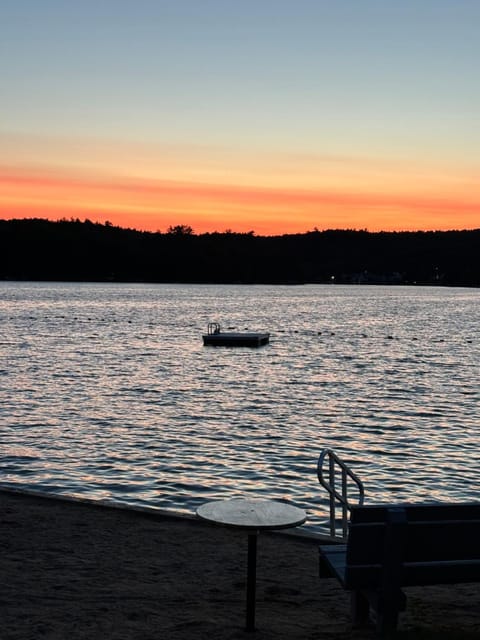 Natural landscape, Lake view, Sunset