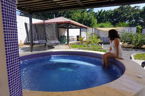 Patio, Hot Tub, Garden view, Pool view