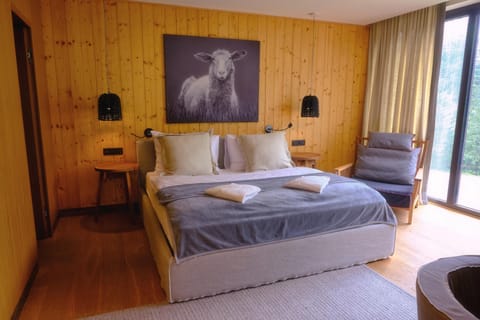 Bedroom, Mountain view