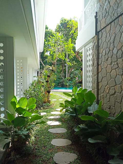Property building, Garden view