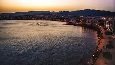 Beach, Sea view, Sunset