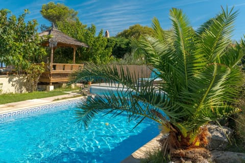 Property building, Living room, Swimming pool