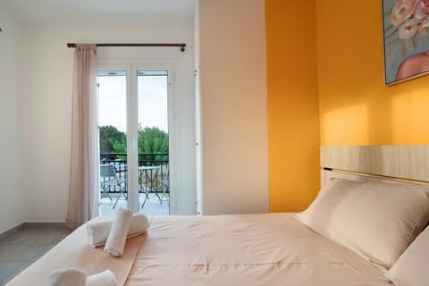 Property building, Living room, Bedroom