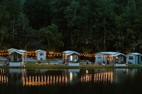 Creekside Modern Tiny Home - Firepit - Racoon Cabin Cabin in Pittman Center