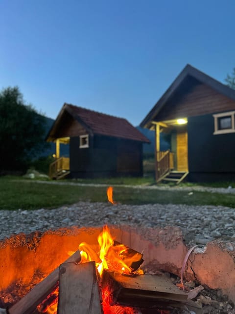 Property building, Patio, Night, BBQ facilities, Seasons, Family