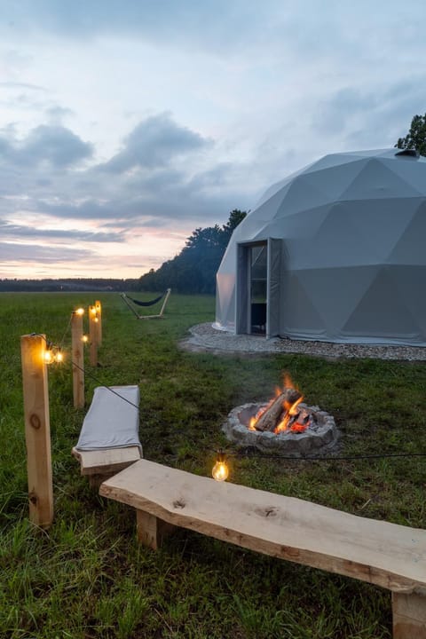 Glamping HEN W TRAWIE Luxury tent in Pomeranian Voivodeship