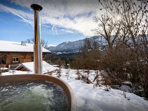 Day, Natural landscape, Winter, Hot Tub, Mountain view
