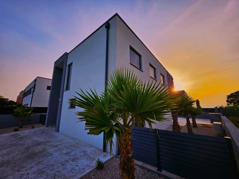 Property building, Sunset