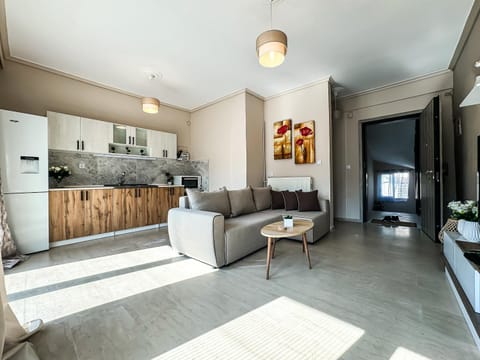TV and multimedia, Kitchen or kitchenette, Living room, Seating area, Dining area