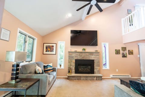 Home Tucked into Towamensing Trails House in Tunkhannock Township