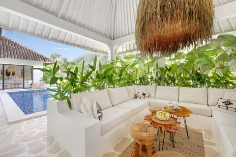 Patio, Day, Garden, Pool view, Swimming pool, sunbed