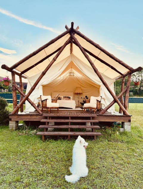 Wioska Szczęścia - Glamping nad morzem - romantyczny urlop blisko natury Luxury tent in West Pomeranian Voivodeship, Poland