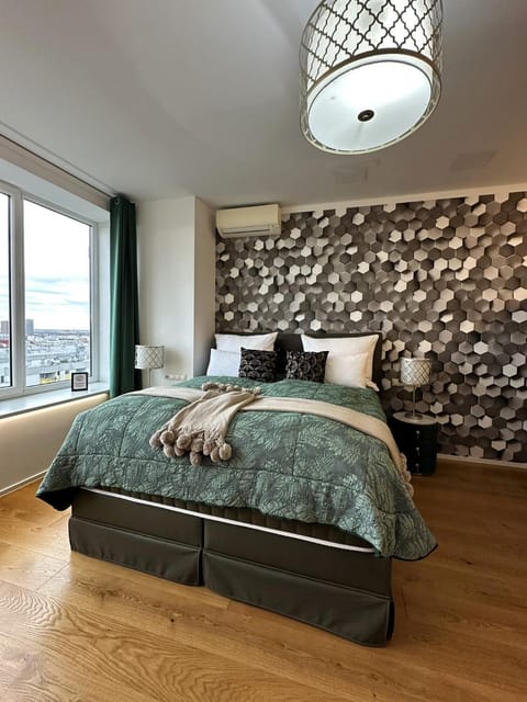 Bed, View (from property/room), Bedroom, air conditioner
