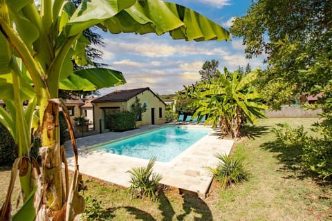 Property building, Living room, Swimming pool
