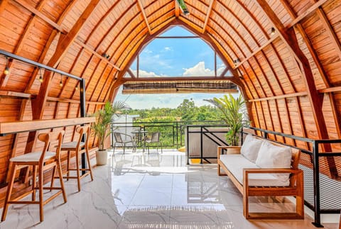 Day, Natural landscape, View (from property/room), Balcony/Terrace, Living room, Seating area