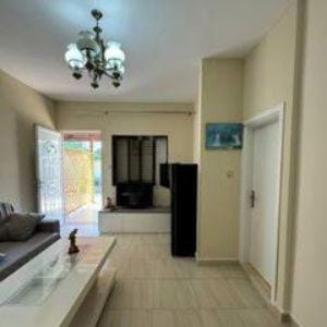 Living room, kitchen