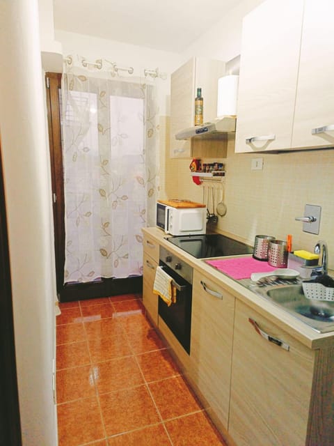 Kitchen or kitchenette, oven, stove