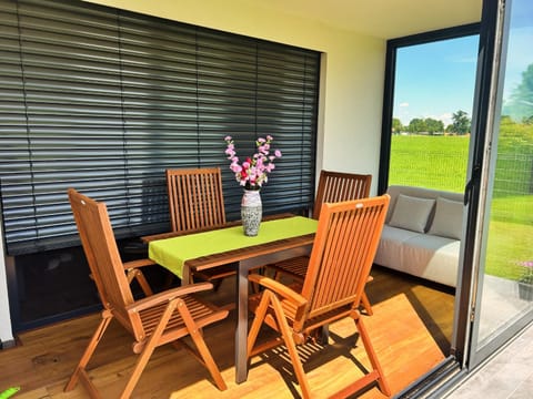 Patio, Day, View (from property/room), Living room, Dining area