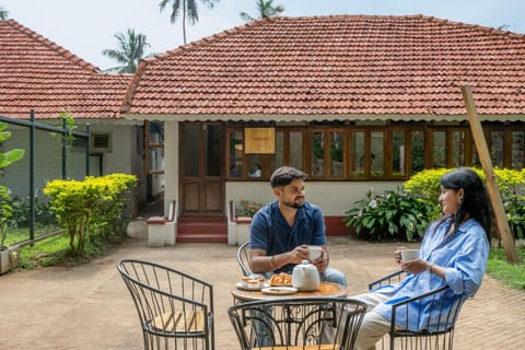 Property building, group of guests