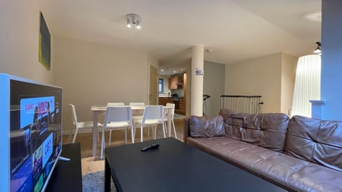 Living room, kitchen