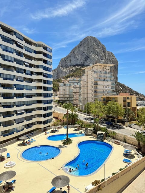 Nearby landmark, Natural landscape, Mountain view, Pool view, Swimming pool