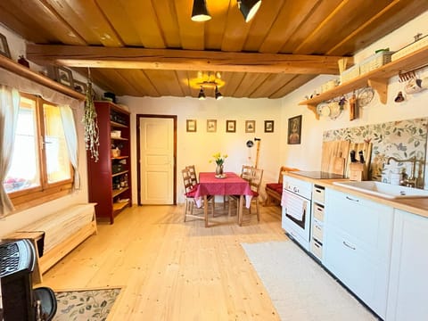 Kitchen or kitchenette, Dining area, dishwasher, oven, stove
