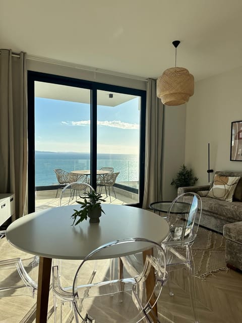 Living room, Seating area, Sea view