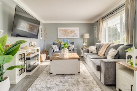 Westland Family Home with Deck and Fenced Yard House in Westland